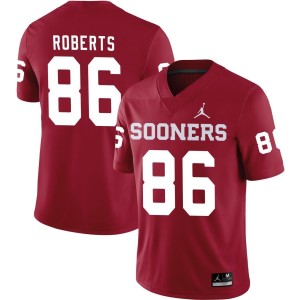 Cedric Roberts Oklahoma Sooners Jordan Brand NIL Replica Football Jersey - Crimson
