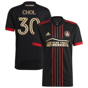 Machop Chol Atlanta United FC adidas 2021 The BLVCK Kit Replica Long Sleeve Jersey - Black