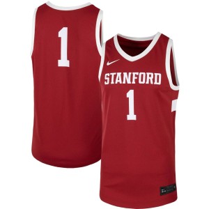 #1 Stanford Cardinal Nike Team Replica Basketball Jersey - Cardinal