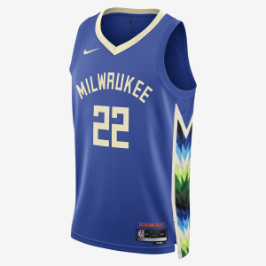 Khris Middleton Milwaukee Bucks City Edition Nike Dri-FIT NBA Swingman Jersey - Game Royal