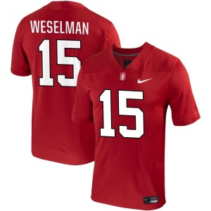 Connor Weselman Stanford Cardinal Nike NIL Replica Football Jersey - Cardinal