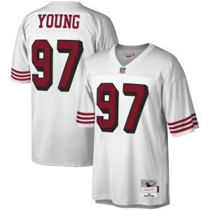 Bryant Young San Francisco 49ers Mitchell & Ness 1994 Legacy Replica Jersey - White