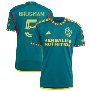 Gaston Brugman LA Galaxy adidas 2023 LA Kit Authentic Jersey - Green