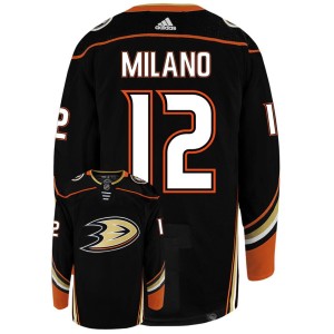 Sonny Milano Anaheim Ducks Adidas Primegreen Authentic NHL Hockey Jersey