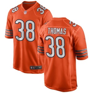 A.J. Thomas Chicago Bears Nike Alternate Game Jersey - Orange