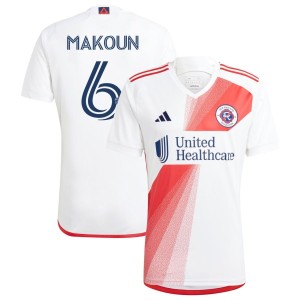 Cristian Makoun New England Revolution adidas 2023 Defiance Replica Jersey - White