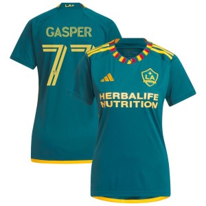 Chase Gasper LA Galaxy adidas Women's 2023 LA Kit Replica Jersey - Green