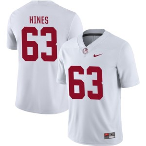Wilder Hines Alabama Crimson Tide Nike NIL Replica Football Jersey - White