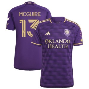 Duncan McGuire Orlando City SC adidas 2023 The Wall Kit Authentic Jersey - Purple
