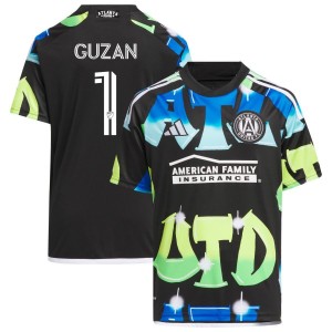 Brad Guzan  Atlanta United FC adidas Youth 2023 The 404 Replica Jersey - Black
