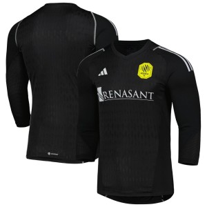 Nashville SC adidas 2023 Goalkeeper Long Sleeve Replica Jersey - Black