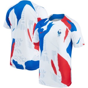 France National Team Nike 2022/23 Pre-Match Top - White