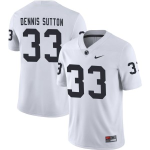 Dani Dennis Sutton Penn State Nittany Lions Nike NIL Replica Football Jersey - White