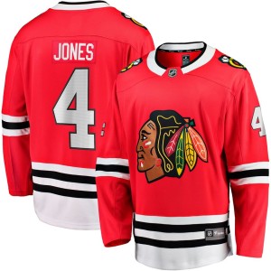 Seth Jones Chicago Blackhawks Fanatics Branded Home Breakaway Player Jersey - Red