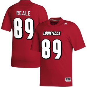 Gage Reale Louisville Cardinals adidas NIL Replica Football Jersey - Red