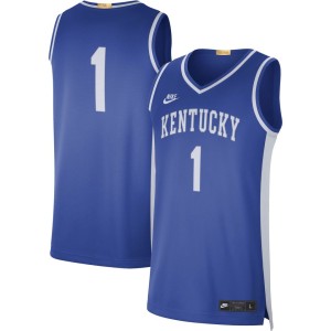 #1 Kentucky Wildcats Nike Limited Retro Jersey - Royal