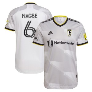 Darlington Nagbe Columbus Crew adidas 2022 Secondary Authentic Player Jersey - White