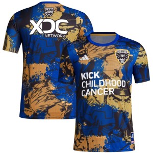D.C. United adidas 2023 MLS Works Kick Childhood Cancer x Marvel Pre-Match Top - Royal