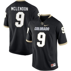 Derrick McLendon Colorado Buffaloes Nike NIL Replica Football Jersey - Black