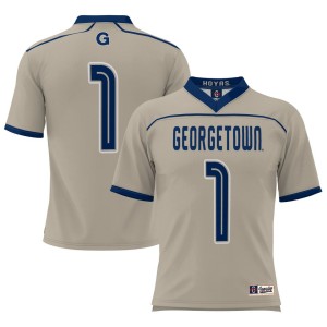 Georgetown Hoyas ProSphere Youth #1 Men's Lacrosse Jersey - Gray