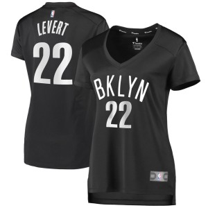 Caris LeVert Brooklyn Nets Fanatics Branded Women's Fast Break Player Jersey - Statement Edition - Charcoal