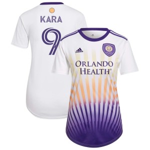 Ercan Kara Orlando City SC adidas Women's 2022 The Sunshine Kit Replica Jersey - White