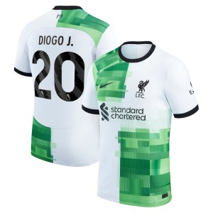 Diogo Jota Liverpool Nike 2023/24 Away Replica Player Jersey - White