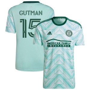 Andrew Gutman Atlanta United FC adidas Youth 2022 The Forest Kit Replica Jersey - Mint