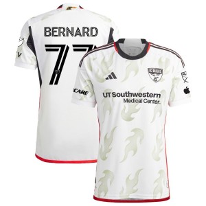 Bernard Kamungo Bernard FC Dallas adidas 2023 Burn Baby Burn Authentic Jersey - White