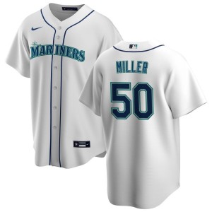 Bryce Miller Seattle Mariners Nike Home Replica Jersey - White