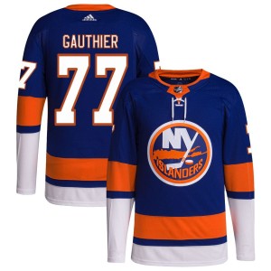 Julien Gauthier New York Islanders adidas Home Primegreen Authentic Pro Jersey - Royal