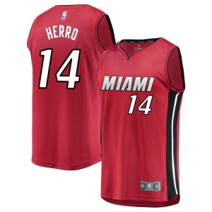 Tyler Herro Miami Heat Fanatics Branded Fast Break Jersey - Red - Statement Edition
