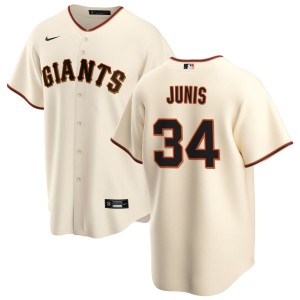 Jakob Junis San Francisco Giants Nike Home Replica Jersey - Cream