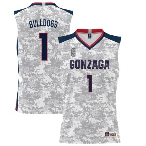 #1 Gonzaga Bulldogs ProSphere 2022 Carrier Classic Jersey - White