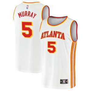 Dejounte Murray Atlanta Hawks Fanatics Branded Fast Break Replica Jersey - Association Edition - White