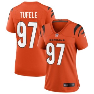 Jay Tufele Cincinnati Bengals Nike Women's Alternate Game Jersey - Orange