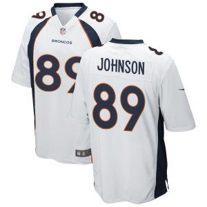 Brandon Johnson Denver Broncos Nike Game Jersey - White