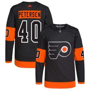 Cal Petersen Philadelphia Flyers adidas Alternate Primegreen Authentic Pro Jersey - Black