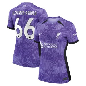 Trent Alexander-Arnold Liverpool Nike Women's 2023/24 Third Stadium Replica Player Jersey - Purple