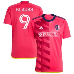Joao Klauss St. Louis City SC adidas 2023 CITY Kit Replica Jersey - Red