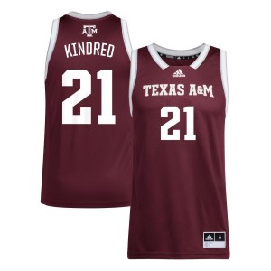 Eriny Kindred Texas A&M Aggies adidas Unisex NIL Women's Basketball Jersey - Maroon