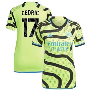 Cedric Soares Cedric  Arsenal adidas Women's 2023/24 Away Replica Jersey - Yellow