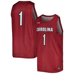 South Carolina Gamecocks Under Armour Replica Basketball Jersey - Garnet