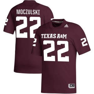 Ethan Moczulski Texas A&M Aggies adidas NIL Replica Football Jersey - Maroon
