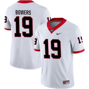 Brock Bowers Georgia Bulldogs Nike NIL Replica Football Jersey - White