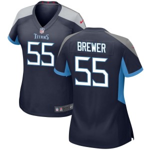 Aaron Brewer Tennessee Titans Nike Women's Game Jersey - Navy