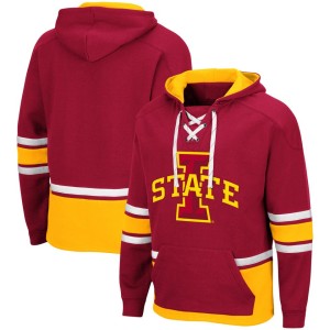 Iowa State Cyclones Colosseum Lace Up 3.0 Pullover Hoodie - Cardinal