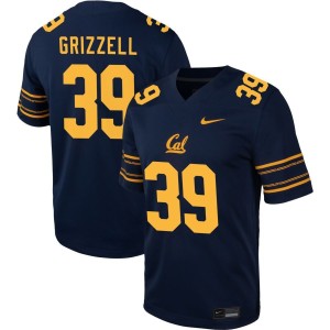Trond Grizzell  Cal Bears Nike NIL Football Game Jersey - Navy