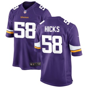 Jordan Hicks Minnesota Vikings Nike Vapor Untouchable Elite Jersey - Purple