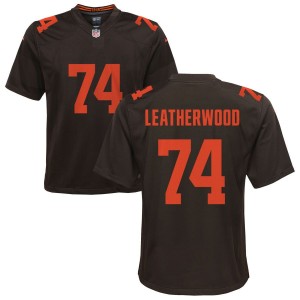 Alex Leatherwood Cleveland Browns Nike Youth Alternate Game Jersey - Brown